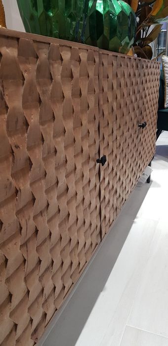 Aparador de Madeira de Manga Escura - 165x36x76cm By Arcoazul