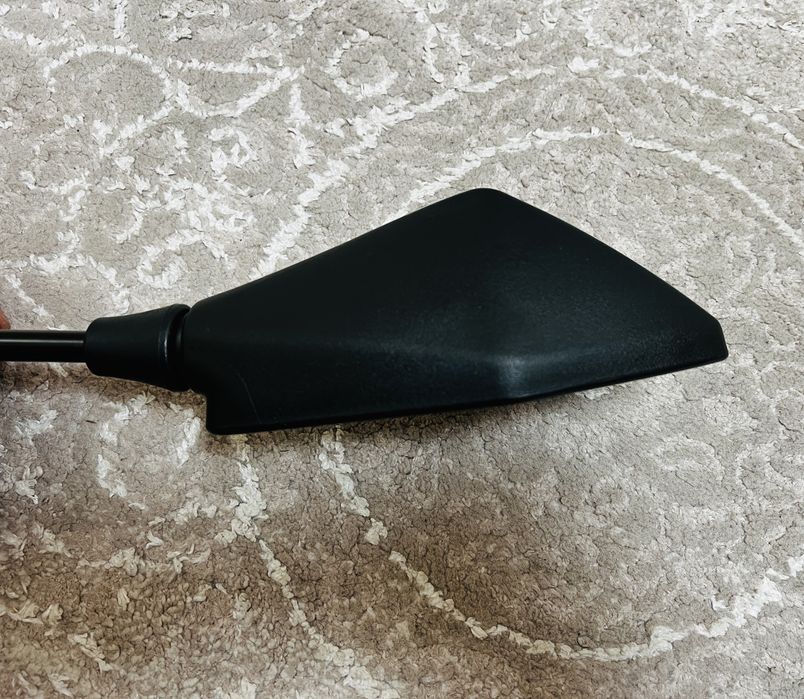 НОВІ універсальні Мото дзеркала Kawasaki Style (M10) — Чорний Мат