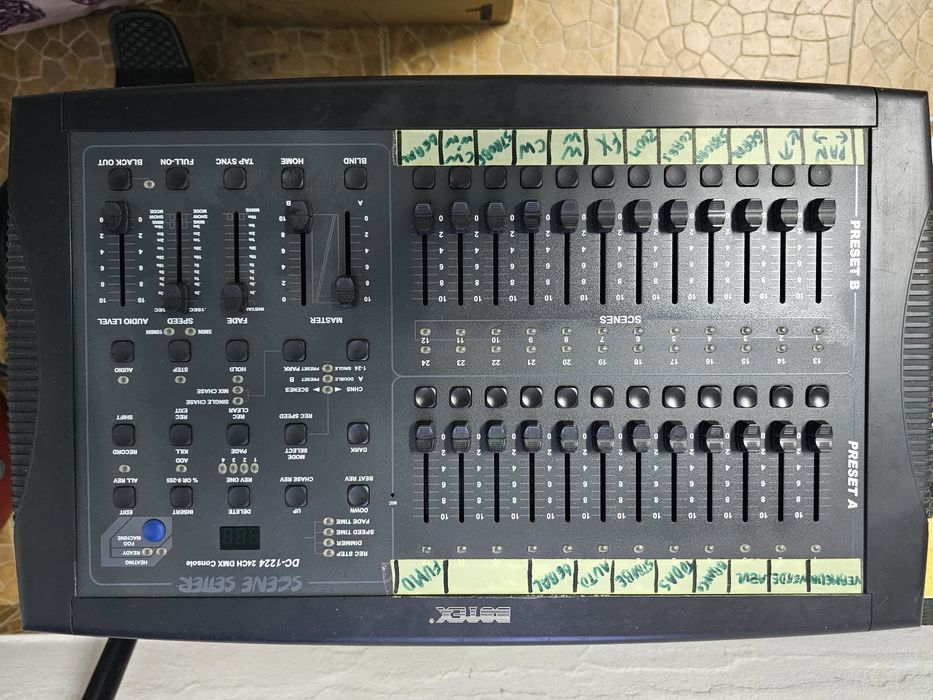 Mesa de luz - DMX 512