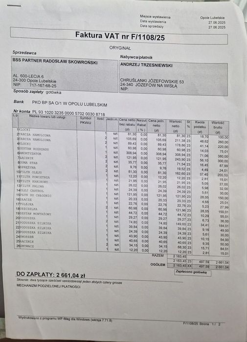 Volkswagen Caddy Bez wkładu finansowego