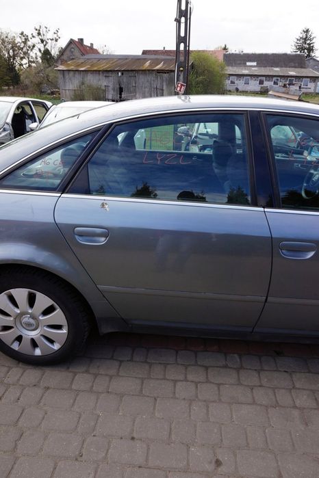DRZWI TYLNE PRAWE A6 C5 SEDAN LY7L SZARY AUDI 1997-2001
