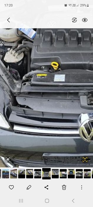 Atrapa Grill chłodnicy vw golf 7 5G0.853.653E