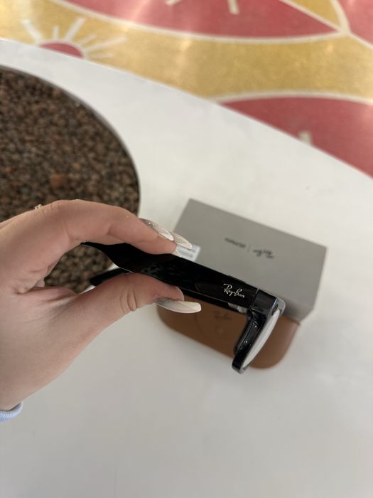 Смарт-очки Ray-Ban Meta Wayfarer Shiny Black/Clear size L