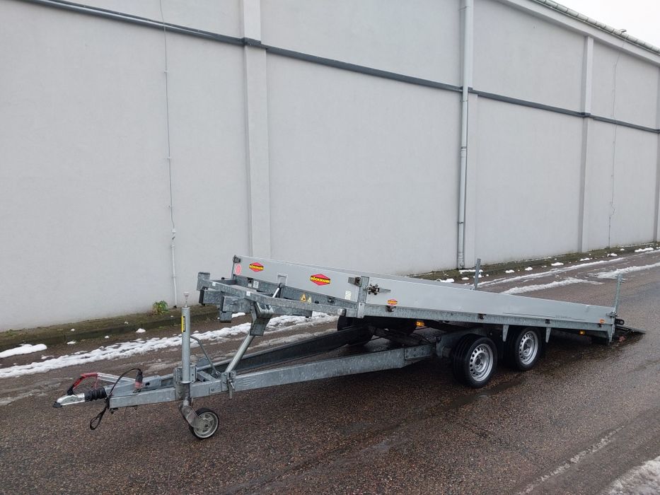Przyczepa laweta uchylana platforma Bockmann  3000 DMC 2018r Rampa