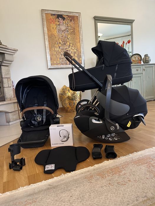 ZADBANY cybex priam 2.0 rose gold 3w1 gondola spacerówka fotelik samochodowy cloud Z