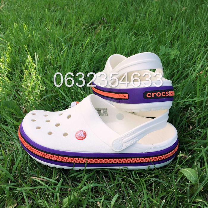 CROCS! Чоловічі та Жіночі сабо крокси Crocs Crocband! Білі