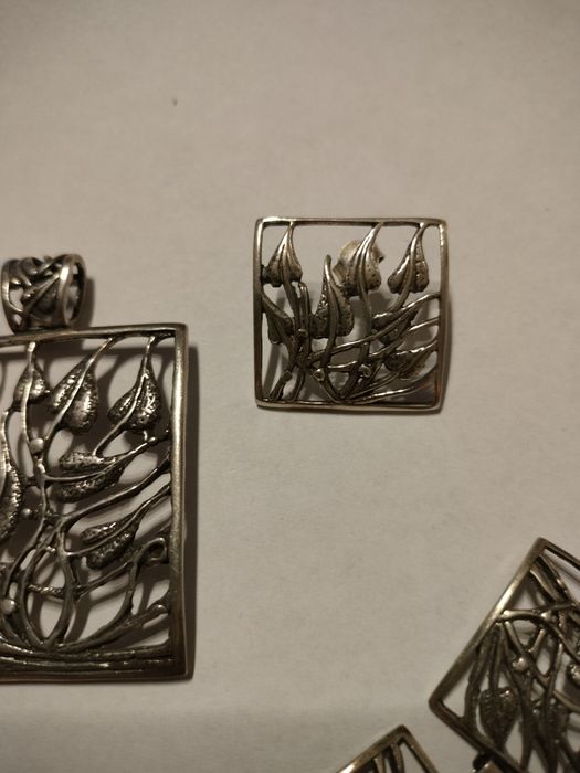 Duży zestaw biżuterii srebro 925