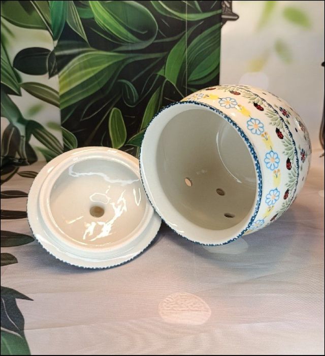 Pojemnik ceramiczny na ziemniaki 5L ceramika Bolesławiec