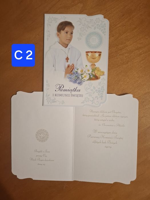 Kartka Pamiątka I Komunii Świętej
