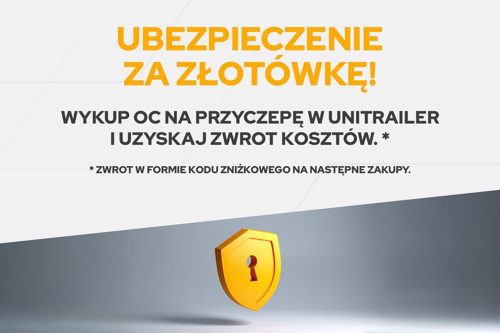 Przyczepka UNITRAILER Garden 230 KIPP - stal ocynkowana, kiprowanie