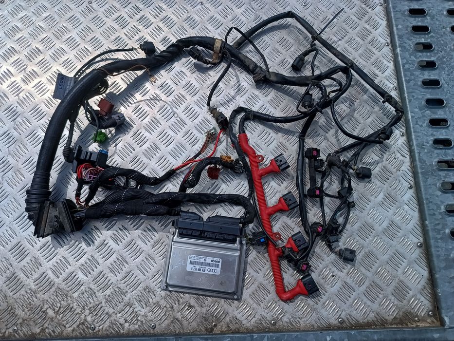 Wiązka instalacja silnika sterownik komputer 2.0 ALT Audi A4 B6 części