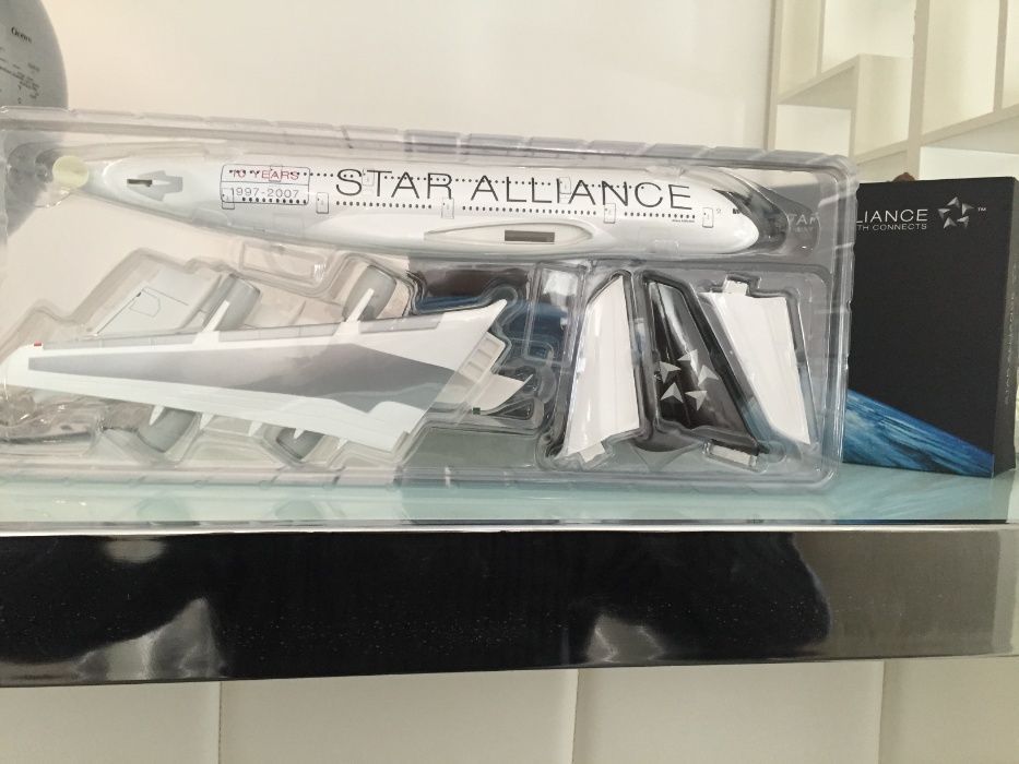 Avião A380 Colecção -último avião real produzido pela Airbus em 2021