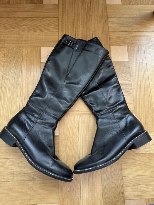 Сапожки єврозима шкіряні.