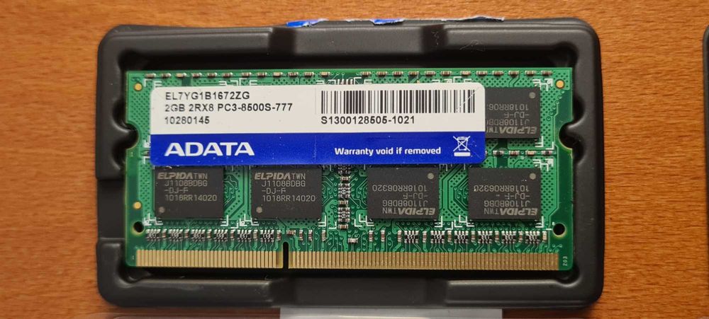 Memória Notebook DDR3 PC3-8500S