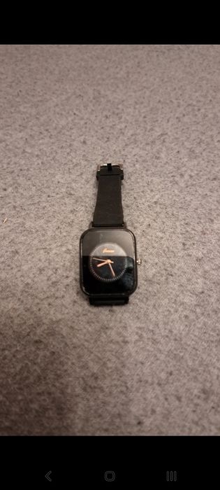 Zegarek damski czarny na pasku