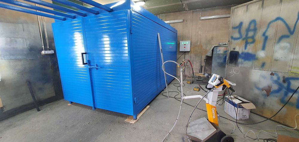 Piec do malowania proszkowego Elektryczny 4,2x1,5x2,3m