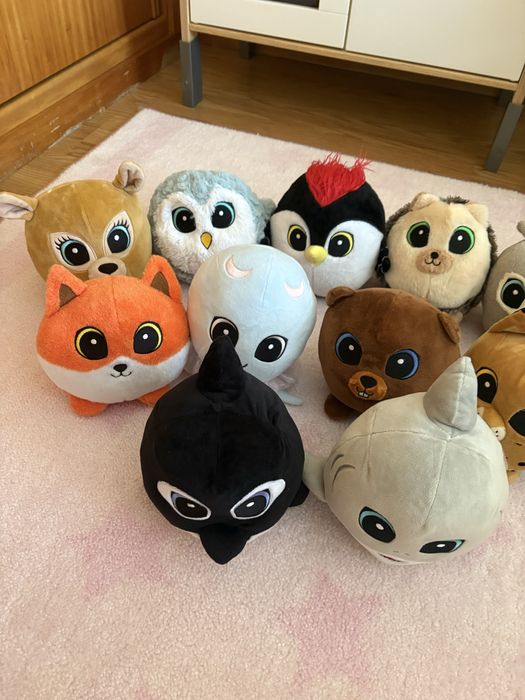 Conjunto de 12 peluches