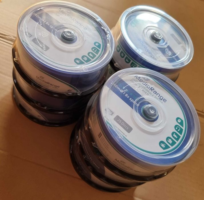 DVD+R Dual Layer 8.5GB MediaRange 8X - Pack of 2564729487384706121