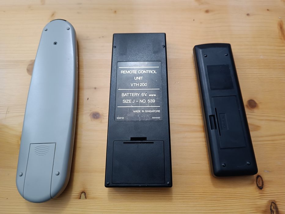 Comandos televisão, gravador VHS e DVD