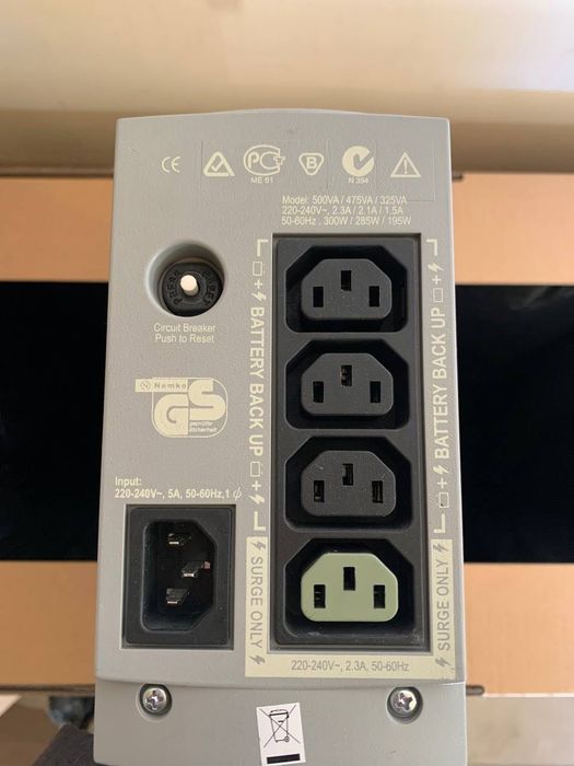 Робочий APC Back-Ups cs 500, УПС, ДБЖ, ИБП, В ідеальному стані