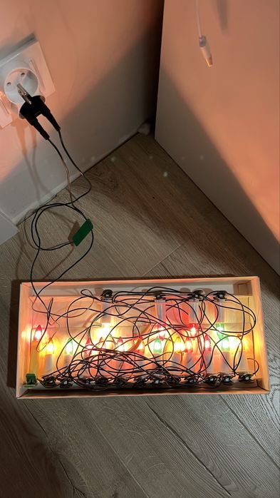 Lampki choinkowe PRL