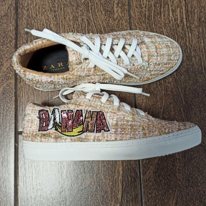 Женские кроссовки кеды мокасины туфли лоферы слипоны Zara Германия