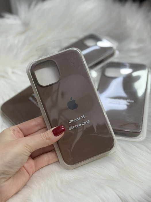 Шоколадний чохол на айфон iphone, коричневий силіконовий чохол чехол
