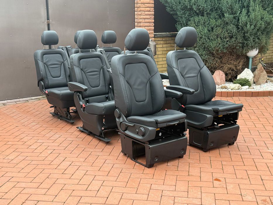 Нові сидіння салон Мерседес V-класу Vito Viano W447 шкіра Лугано 2024