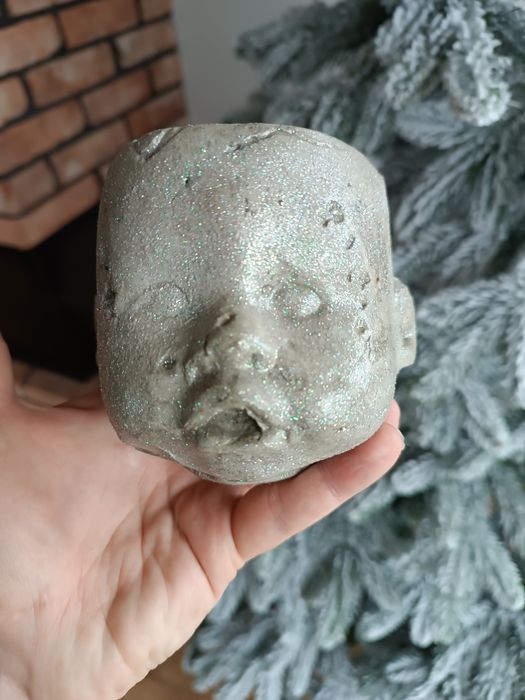Creepy doniczka głowa lalki osłonka betonowa