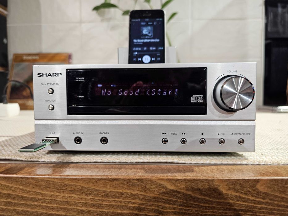 Ресивер Sharp XL-HF202PH Bluetooth/USB/2х50Вт