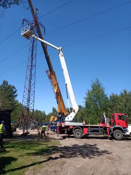 Wynajem podnośników  koszowych 45m 4x4 , 53m