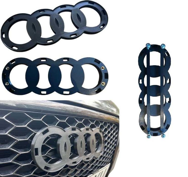 Adapter znaczka audi do grilla