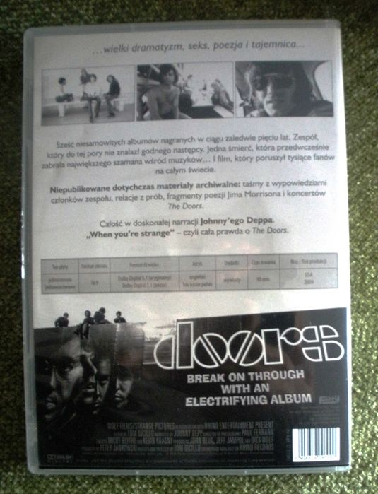 The Doors - When You're Strange - płyta DVD + niespodzianka
