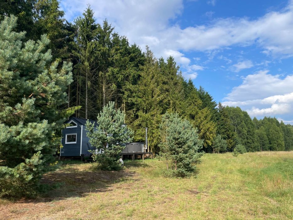 Domek na wynajem w lesie z jacuzzi – Tiny House Bory Tucholskie