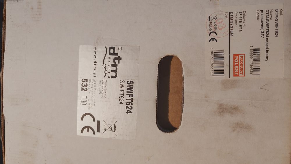 Napęd bramy przesuwnej Dtm swift 624