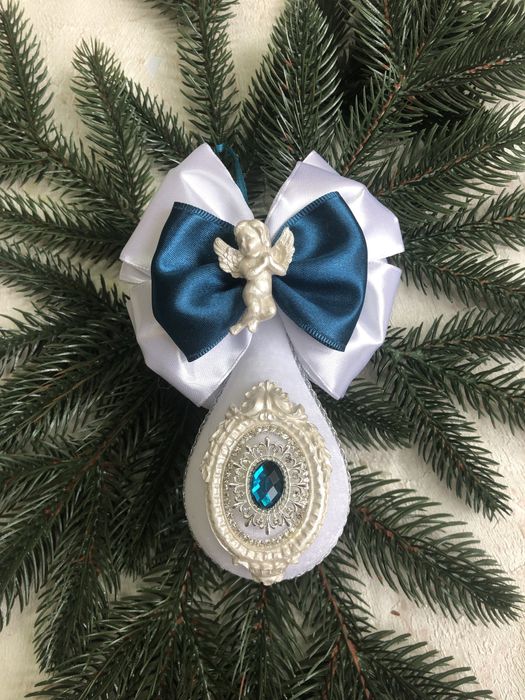 Набор ёлочных бархатных игрушек