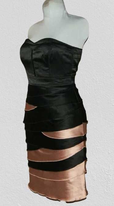 Atmosphere elegancka sukienka z odkrytymi ramionami M/38 | 269G