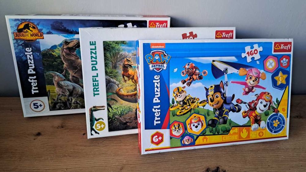 Puzzle Trefl 3 sztuki