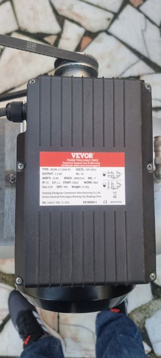 Compressores monofásicos de 150L com motores novos de 3cv