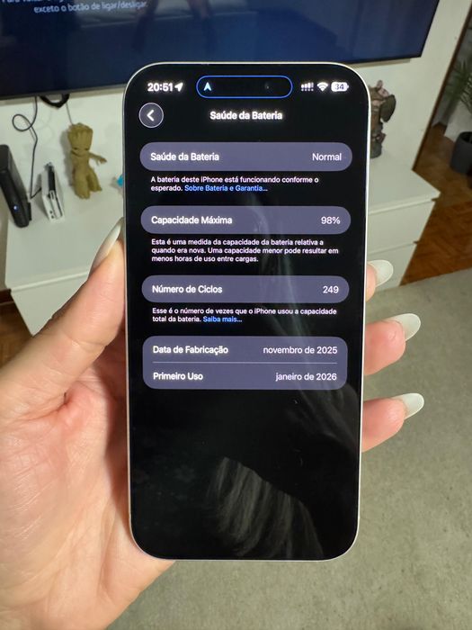 Título do Anúncio: iPhone 17 Pro Max 256GB Prata (Modelo Americano - Apenas eSIM)