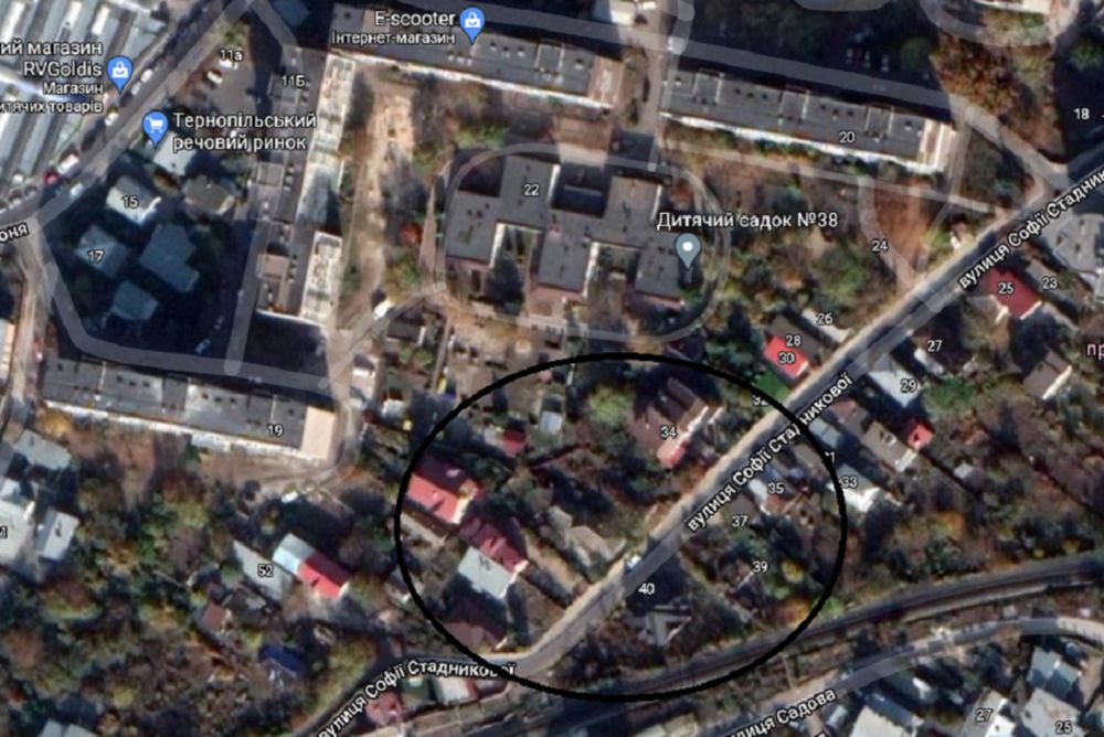 Продається ділянка 3,38 сот. вул.Стадникової 27 в м. Тернопіль