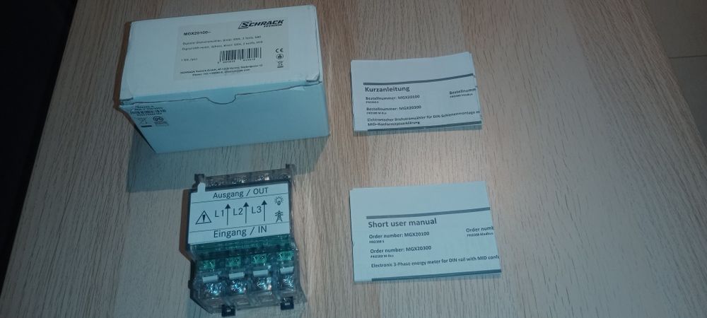 Licznik energii, LCD, 100A, MID, 2 taryfy (nowy)