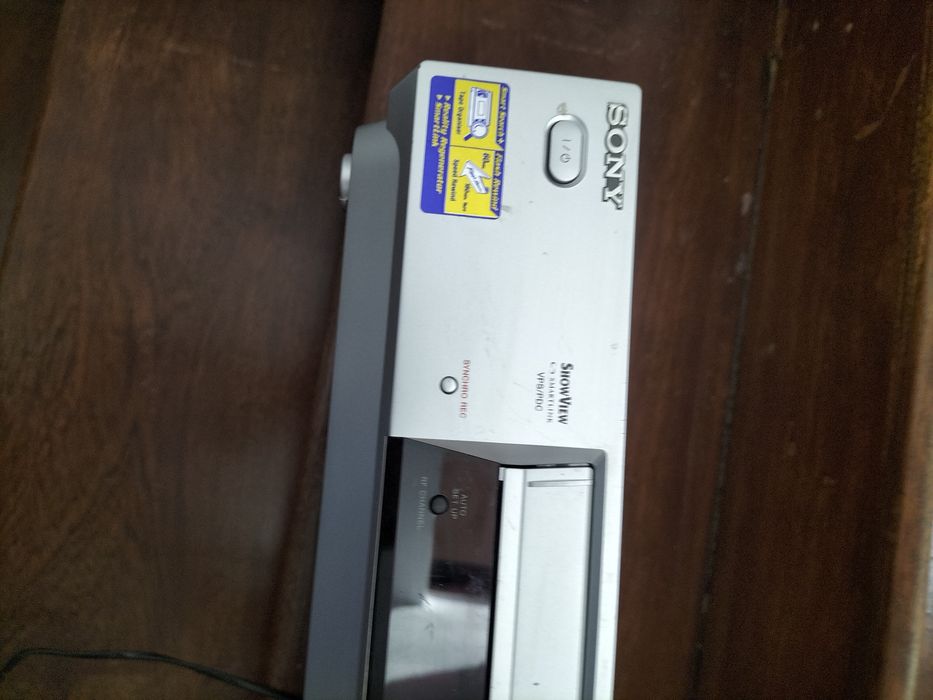 Leitor VHS a funcionar