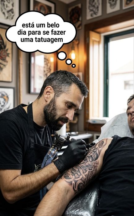Tatuador em Valadares, gaia