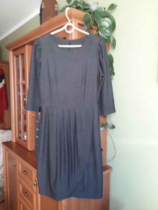 Sukienka ciemnoszara FEEMA