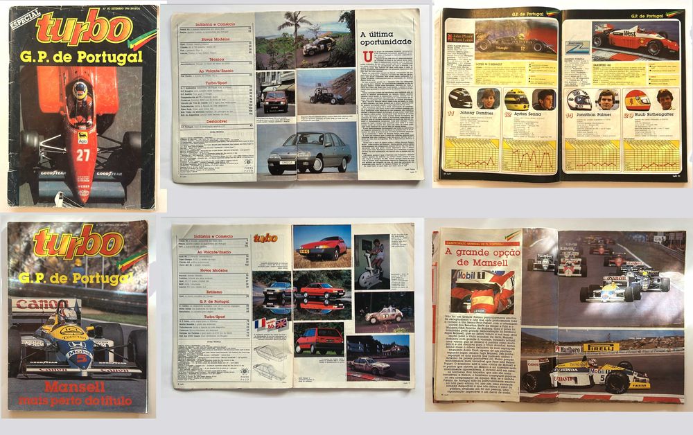 Coleção de revistas Turbo de 1986 (completa)