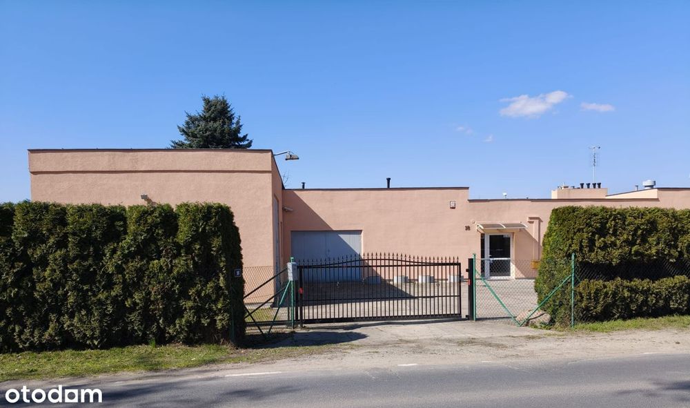 Hale+biuro 387m2/działka wł.1251 m2/Komorniki przy A2/brak podatku VAT