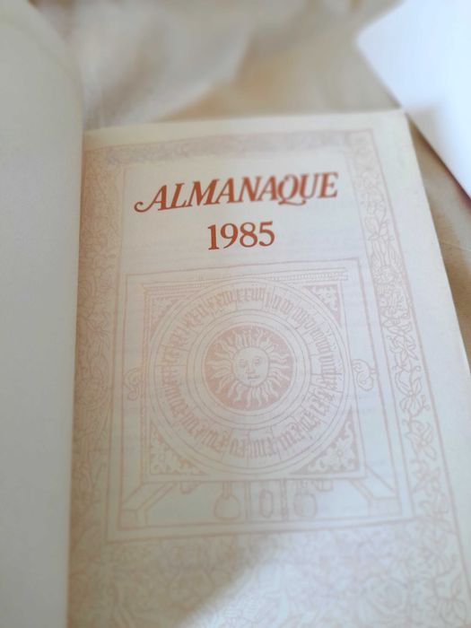 Almanaque Oficial 1985 DGEA Vintage Anos 80 Antiguidade Livro