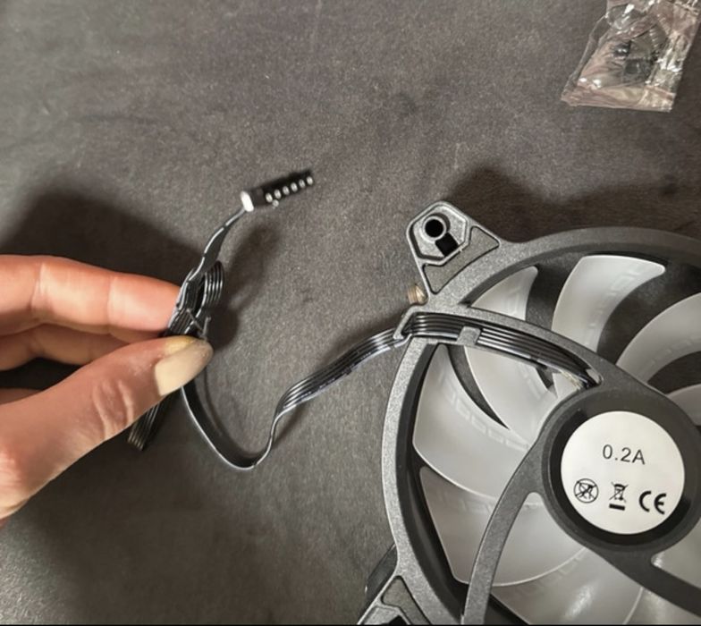 Wentylator do komputera Argus LED RGB NOWY