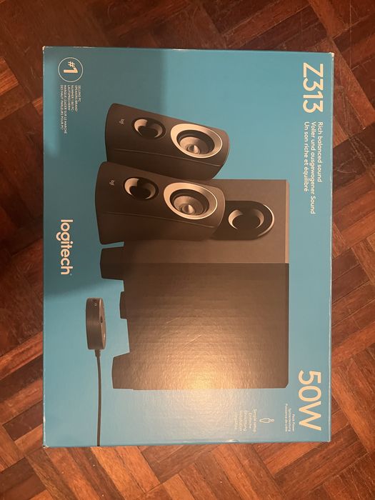 Conjunto Subwoofer + Speakers Logitech